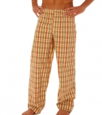 Unico Yellow Plaid Lounge Pants